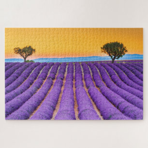 Puzzle sunset in Provence