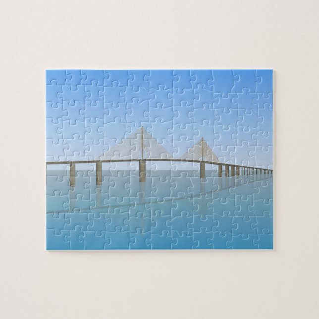 Puzzle: Sunshine Skyway Bridge Jigsaw Puzzle (Horizontal)
