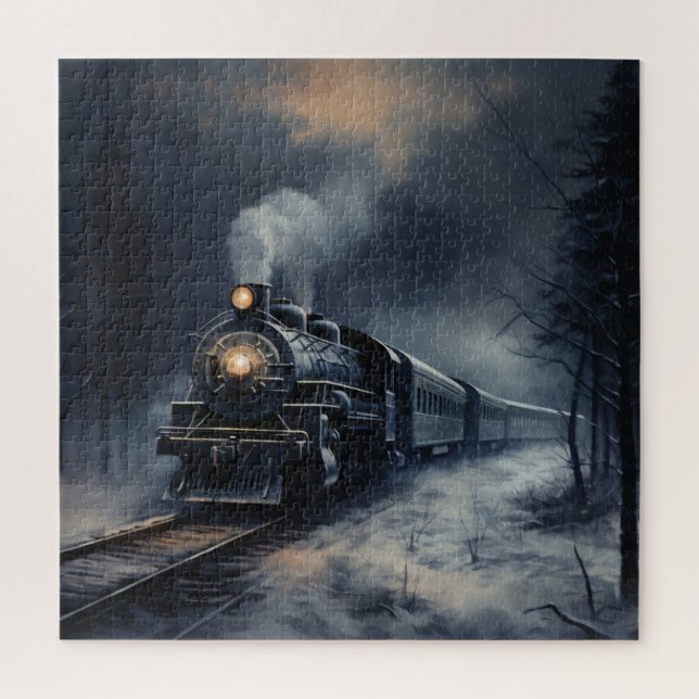 Puzzle Train Series 2-23 (Vertical)
