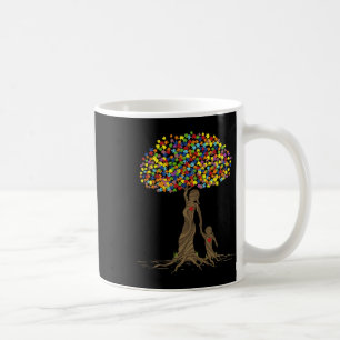 Puzzle Tree Love Mum And Autistic Daughter Autism Coffee Mug