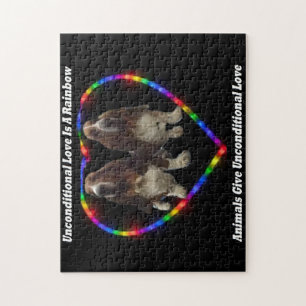 Puzzle Unconditional Love Is A Rainbow