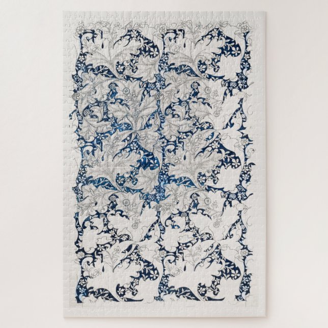 PUZZLE : WILLIAM MORRIS : WALLFLOWER 1890 (Vertical)
