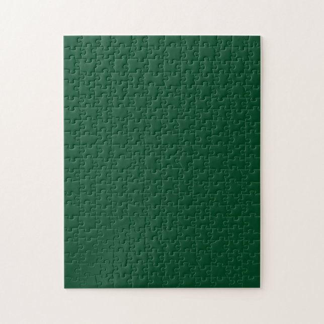 Puzzle with Dark Evergreen Green Background (Vertical)