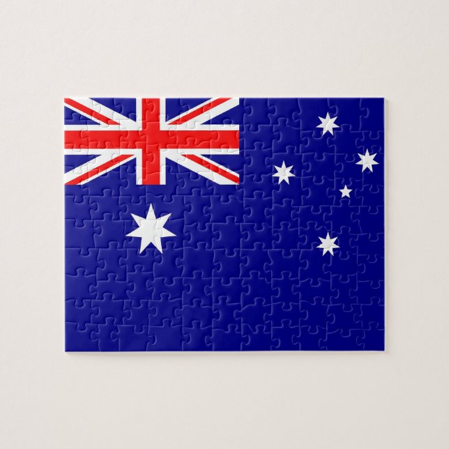 Puzzle with Flag of Australia (Horizontal)