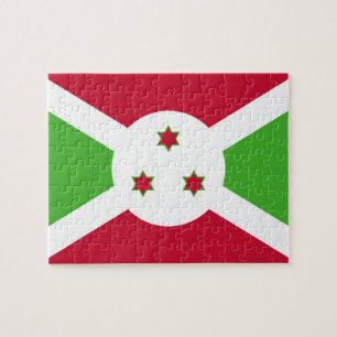Puzzle with Flag of Burundi