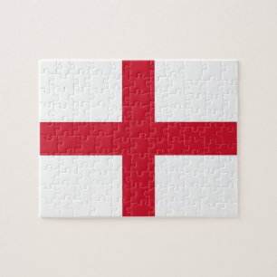 Puzzle with Flag of England