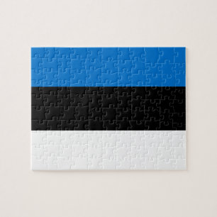 Puzzle with Flag of Estonia