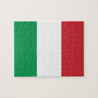 Puzzle with Flag of Italy