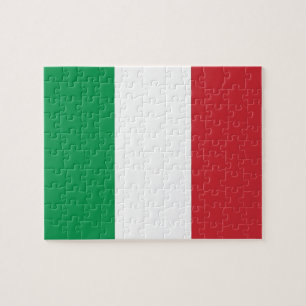 Puzzle with Flag of Italy