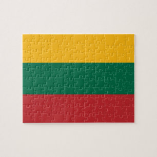 Puzzle with Flag of Lithuania