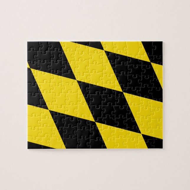 Puzzle with Flag of Munich (Horizontal)