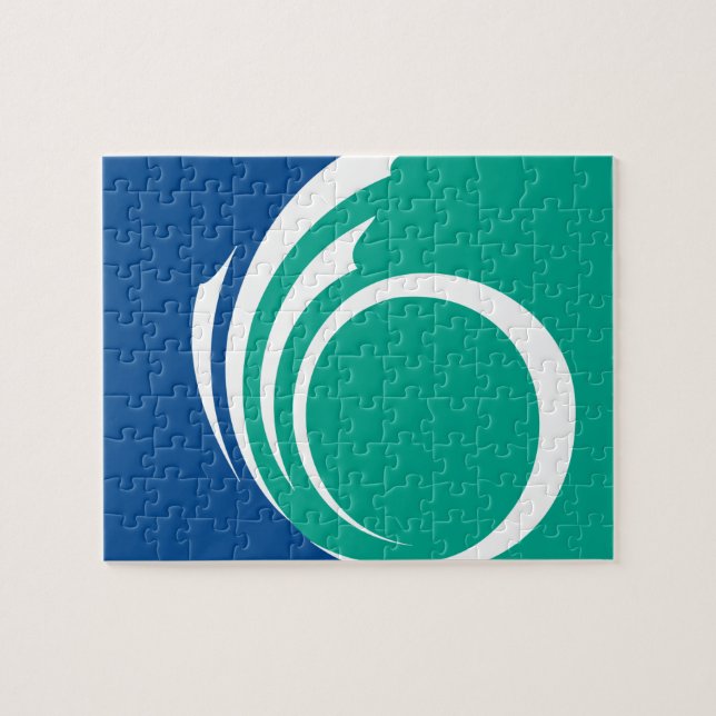 Puzzle with Flag of Ottawa, Canada (Horizontal)