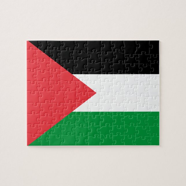 Puzzle with Flag of Palestine (Horizontal)