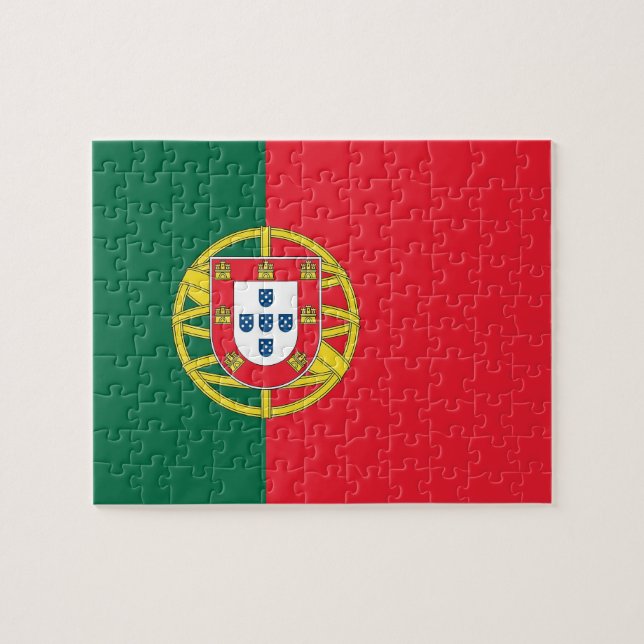 Puzzle with Flag of Portugal (Horizontal)