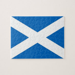 Puzzle with Flag of Scotland