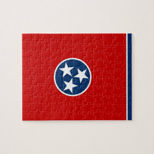 Puzzle with Flag of Tennessee State