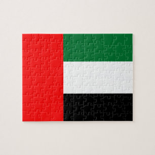 Puzzle with Flag of United Arab Emirates