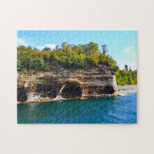 Puzzle with Gift Box/Pictured Rocks