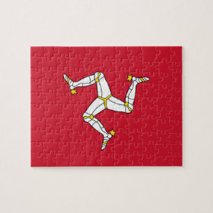 Puzzle with Isle of Man Flag, United Kingdom