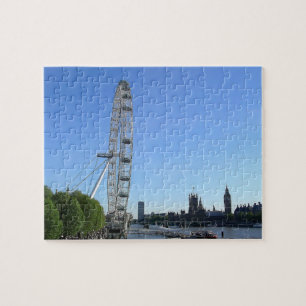 Puzzle with London Eye Ferris Wheel