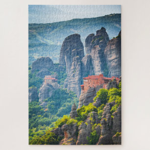 puzzle with Meteora, Greece
