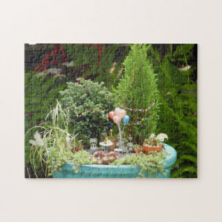 Puzzle with Miniature Birthday Garden