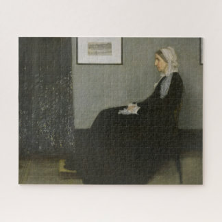 Puzzle with Whistler's Mother Print