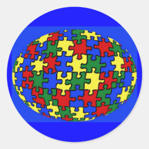 Puzzle World Sticker