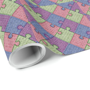Puzzle Wrapping Paper