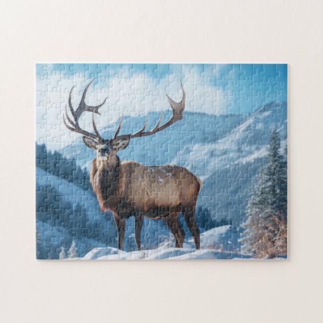 Puzzle Yellowstone Elk (Horizontal)