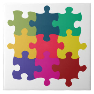 Puzzled Ceramic Tile