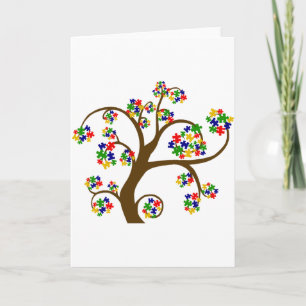Puzzled Tree of Life Card