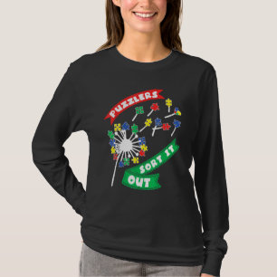 Puzzlers Sort It Out Jigsaw Puzzle T-Shirt