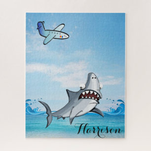 Puzzles Aeroplane Ocean Shark