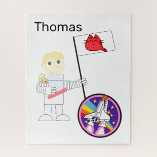 Puzzles Astronaut Cat