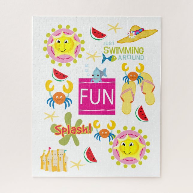 Puzzles Beach House Fun  (Vertical)