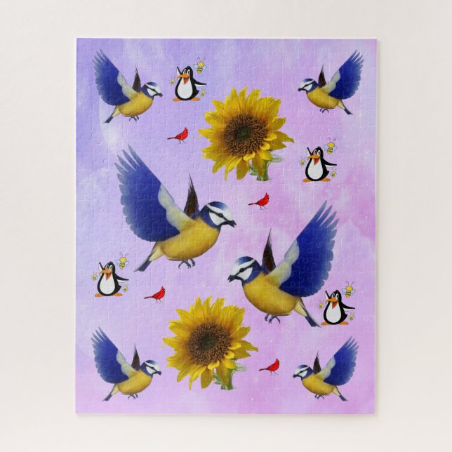 Puzzles Birds Penguin (Vertical)