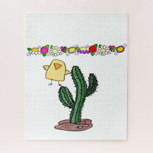 Puzzles Cactus Flowers Floral