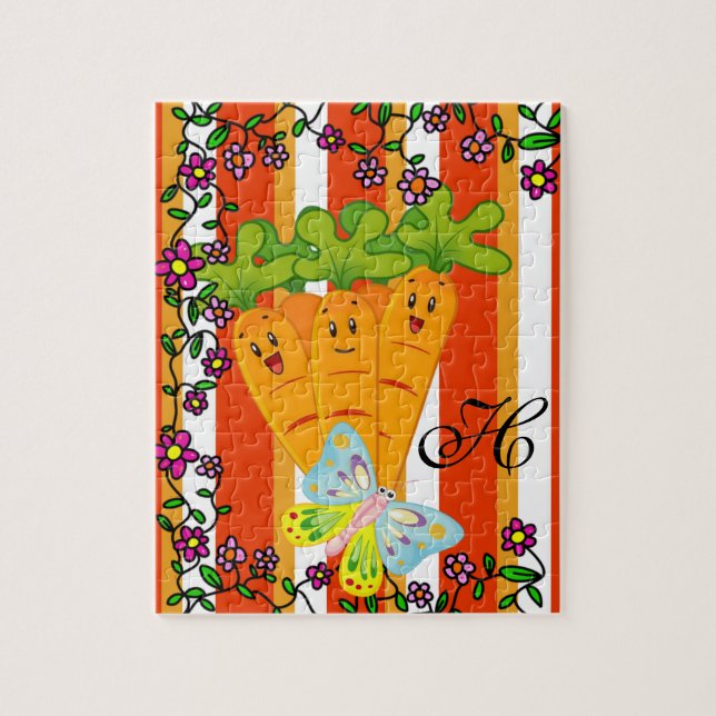 Puzzles Carrots Butterfly Stripe (Vertical)