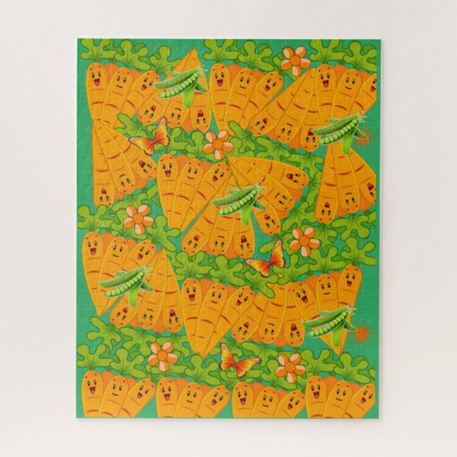 Puzzles Carrots Peas (Vertical)