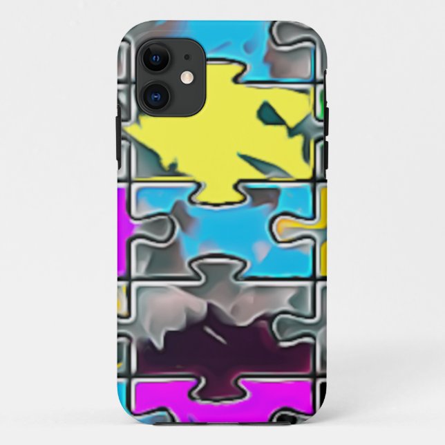 Puzzles Case-Mate iPhone Case (Back)