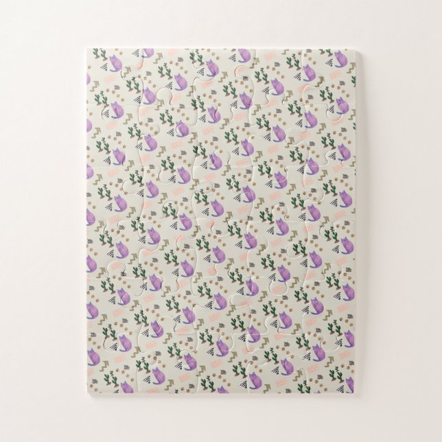 Puzzles Challenging Cat Fish Cactus  (Vertical)