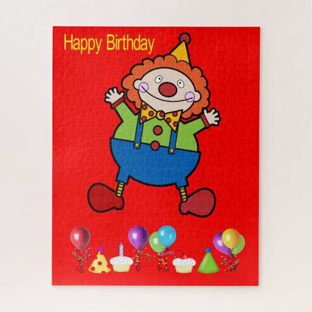 Puzzles Colourful Happy Birthday Friends Family (Vertical)