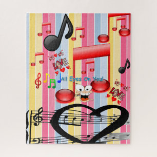 Puzzles Colourful Stripe Musician