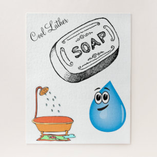 Puzzles Cool Lather Bathroom