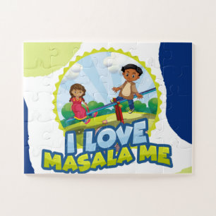 Puzzles for Kids, Indian, Mixed Kids, Black