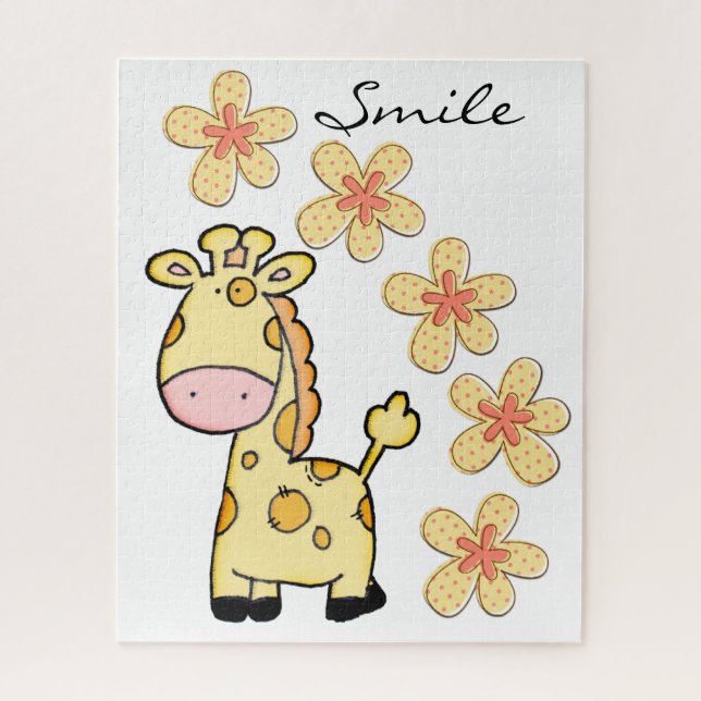Puzzles Giraffe Smile  (Vertical)