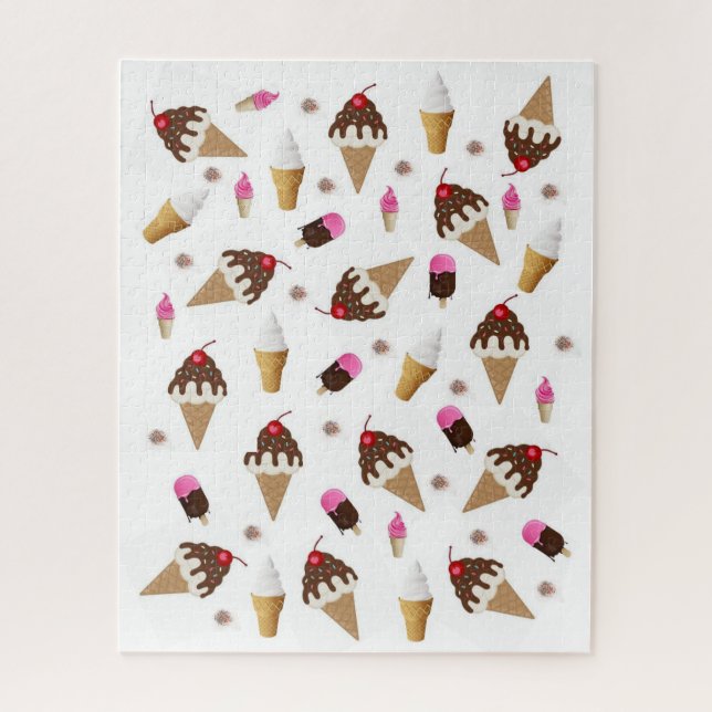 Puzzles Ice Cream Cones (Vertical)