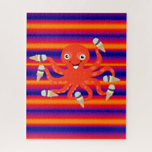 Puzzles Ice Cream Octopus