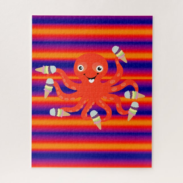 Puzzles Ice Cream Octopus (Vertical)
